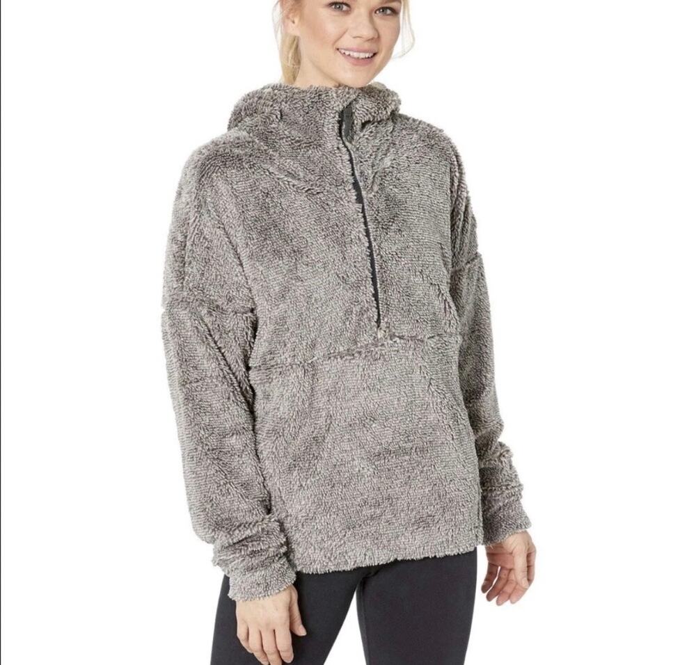 prAna Womens Size XL Permafrost Half Zip plush teddy fleece excellent condition